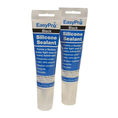 EasyPro Black Silicone Sealant dual tube front view