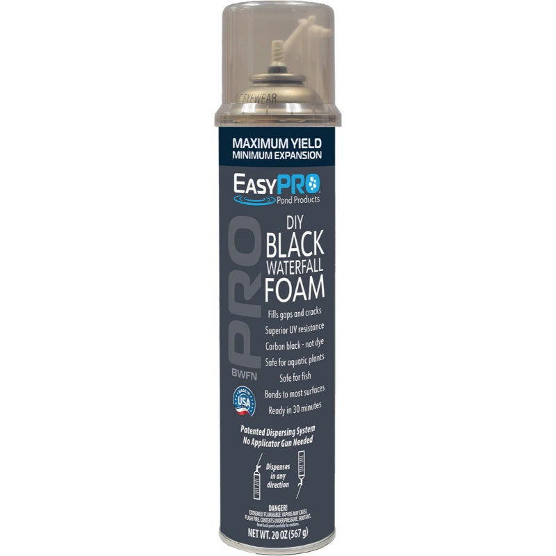EasyPro Black Waterfall Foam can product image front view