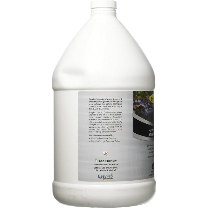 EasyPro Concentrated Pond Water Clarifier (Flocculant) - 1 Gallon Side View Product Description