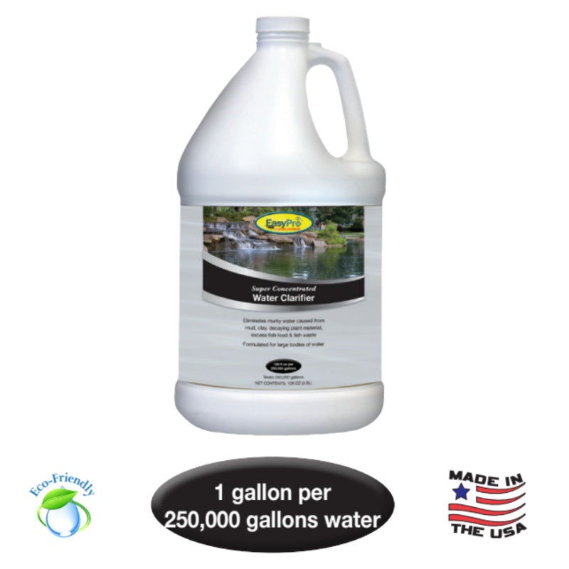 EasyPro Concentrated Pond Water Clarifier (Flocculant) - 1 Gallon per 250,000 gallons of water