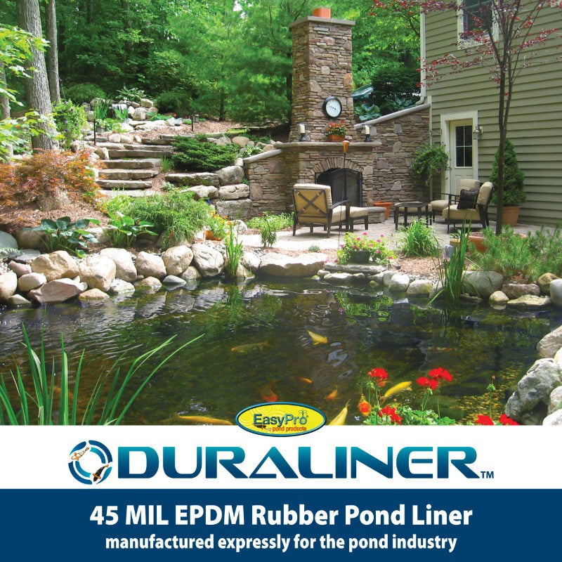 EasyPro DuraLiner Pre-Cut | Boxed - 45 Mil EPDM Rubber Pond Liner