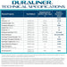 EasyPro DuraLiner Pre-Cut | Boxed - Technical Specifications Shown