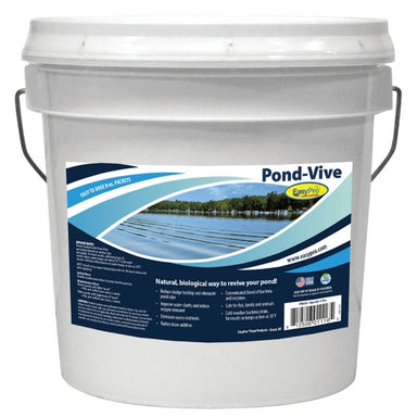 EasyPro Pond-Vive Bacteria Water Soluble Packs - PB5X 5 lb Bucket – 10 Water-Soluble Packets Front View