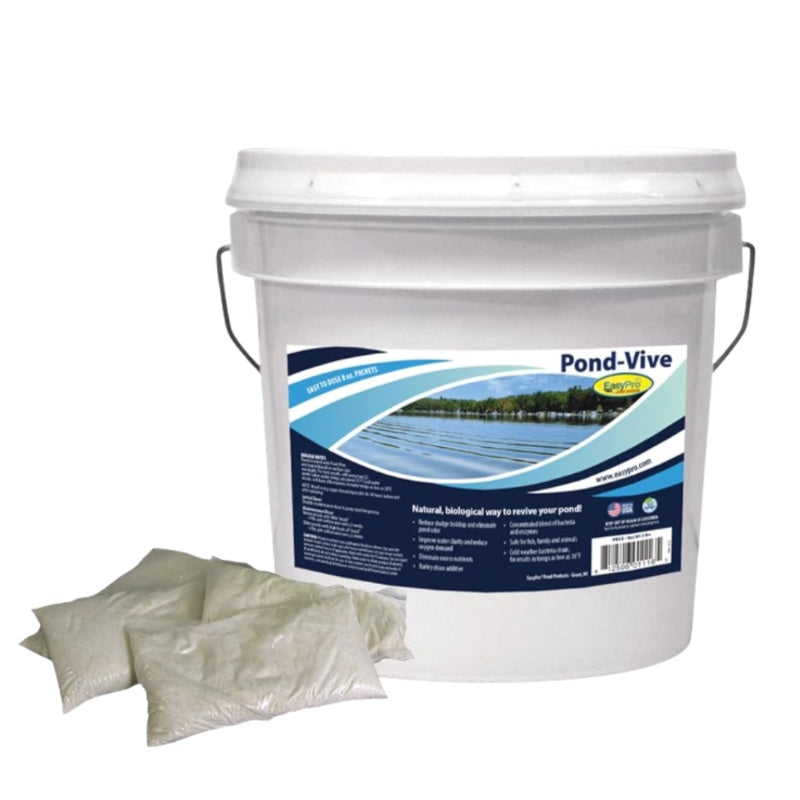 EasyPro Pond-Vive Bacteria Water Soluble Packs 5 lb with visible packs