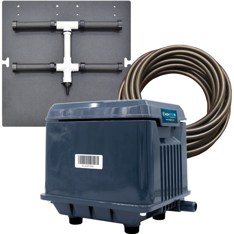 EasyPro Shallow Water Aeration Kit PA6SWN with compressor and tubing