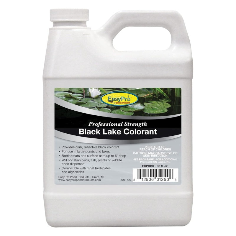 EasyPro Ultra Concentrated Black Lake Dye Liquid - 1 quart front view
