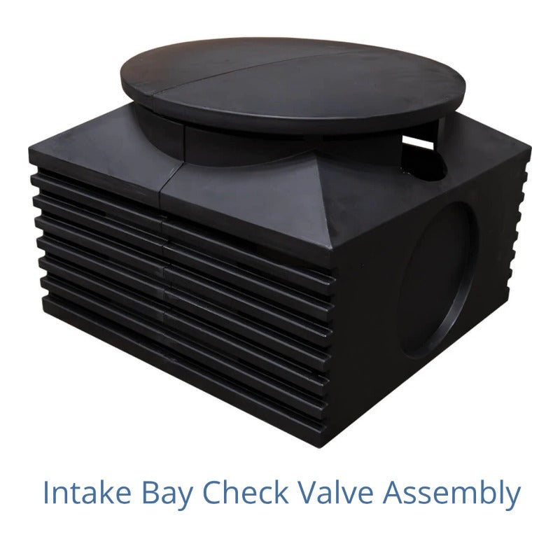Intake bay check valve assembly for the EasyPro Recreational Swim Pond Kit