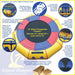 Island Hopper 15' Water Trampoline - Showing the features of the water trampoline
