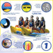 Island Hopper Elite Class 6 Person Double Banana Boat - Showing the double banana boat features