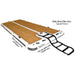 Island Hopper Patio Dock 15 Foot Inflatable Patio - Showing the upgraded features