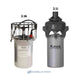 Kasco 3.1 Replacement Motor 3 HP - 3.1A, 3.1J Studio Image with EverBlue Pond Logo