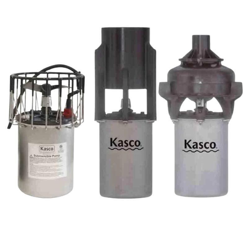 Kasco 8400 Replacement Motor 2 HP - 8400A, 8400J, 8400VX Studio Image with White Background