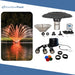 Kasco Fern Fountain Masterpiece Bundle - Up to 16ft - 3 LED Composite Light Sets - Including Motor, Float, Control Panel, Bottom Screen, Mooring Ropes and Steel Hardware