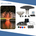 Kasco Fern Fountain Masterpiece Bundle - Up to 16ft - 6 LED Composite Light Sets - Including Motor, Float, Control Panel, Bottom Screen, Mooring Ropes and Steel Hardware