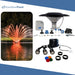 Kasco Fern Fountain Masterpiece Bundle - Up to 23ft - 3 LED Composite Light Sets - Including Motor, Float, Control Panel, Bottom Screen, Mooring Ropes and Steel Hardware