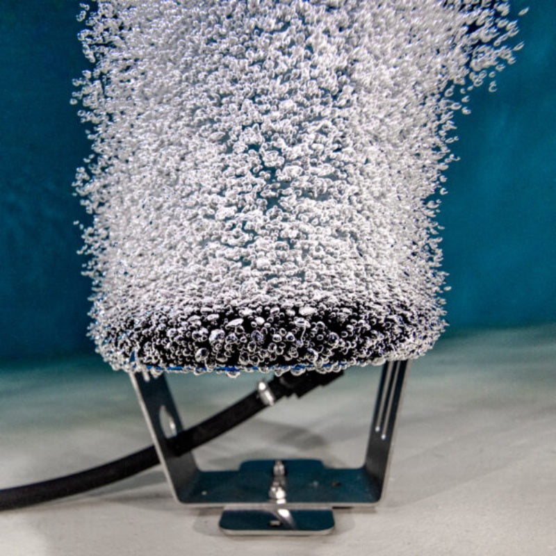 Kasco Home Series Diffused Aeration - Single Loop Diffuser Shown in Underwater Close up view