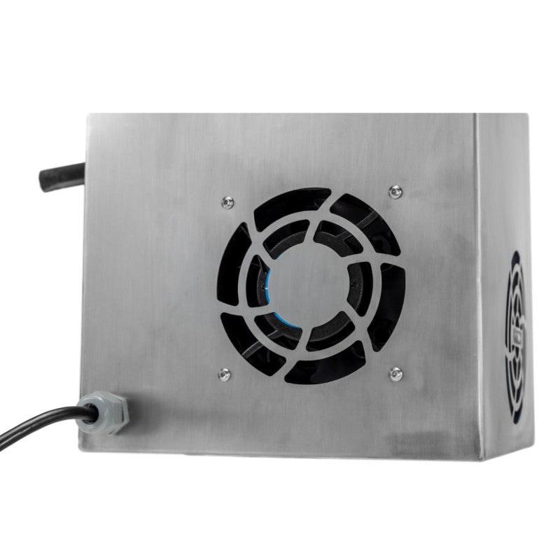 Kasco Home Series Diffused Aeration System - Showing the rear view of the compressor box