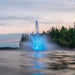 Kasco J Series Fountain Masterpiece Bundle - On Water Display with Blue LED Light