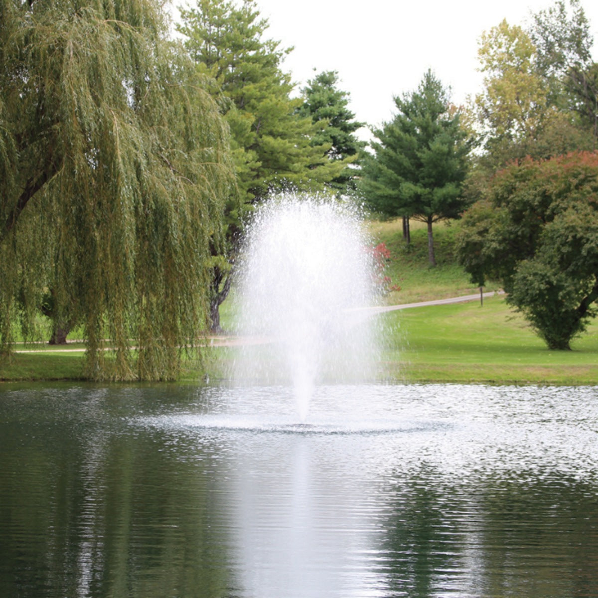 Kasco J Series Fountain Masterpiece Bundle - Showcasing the Birch Spray Pattern