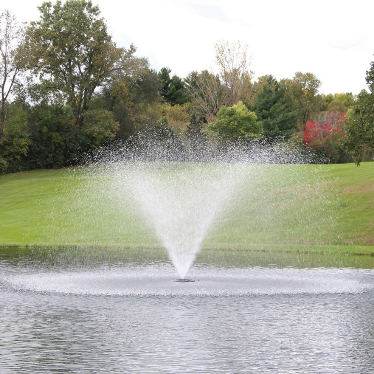 Kasco J Series Fountain Masterpiece Bundle - Showcasing the Willow Spray Pattern