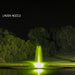 Kasco J Series Fountain with Linden nozzle and green LED lighting
