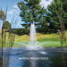 Kasco J Series Fountain with Madrone Premium nozzle spray pattern at daytime