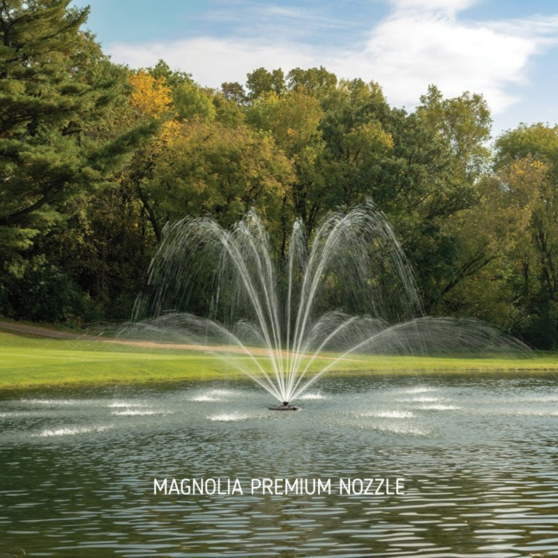Kasco J Series Fountain with Magnolia Premium nozzle spray pattern