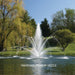 Kasco J Series Fountain with Mahogany Premium nozzle spray pattern at daytime
