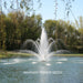 Kasco J Series Fountain with Mahogany Premium nozzle wide display at daytime