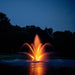 Kasco J series Mahogany Premium Fountain Nozzle - On Water Display with RGBW Orange