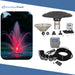 Kasco Mahogany Fountain Masterpiece Bundle - Up to 19ft - 6 RGB Light Sets - Including Motor, Float, Control Panel, Bottom Screen, Mooring Ropes and Steel Hardware
