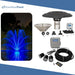 Kasco Mighty Oak Fountain Masterpiece Bundle - Up to 19.5ft - 3 RGB Light Sets - Including Motor, Float, Control Panel, Bottom Screen, Mooring Ropes and Steel Hardware