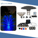 Kasco Mighty Oak Fountain Masterpiece Bundle - Up to 19.5ft - 6 LED Composite Light Sets - Including Motor, Float, Control Panel, Bottom Screen, Mooring Ropes and Steel Hardware