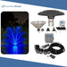 Kasco Mighty Oak Fountain Masterpiece Bundle - Up to 19.5ft - 6 RGB Light Sets - Including Motor, Float, Control Panel, Bottom Screen, Mooring Ropes and Steel Hardware