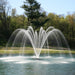 Kasco Palm Premium Fountain Nozzle - Fountain in a park with trees and grass in the background