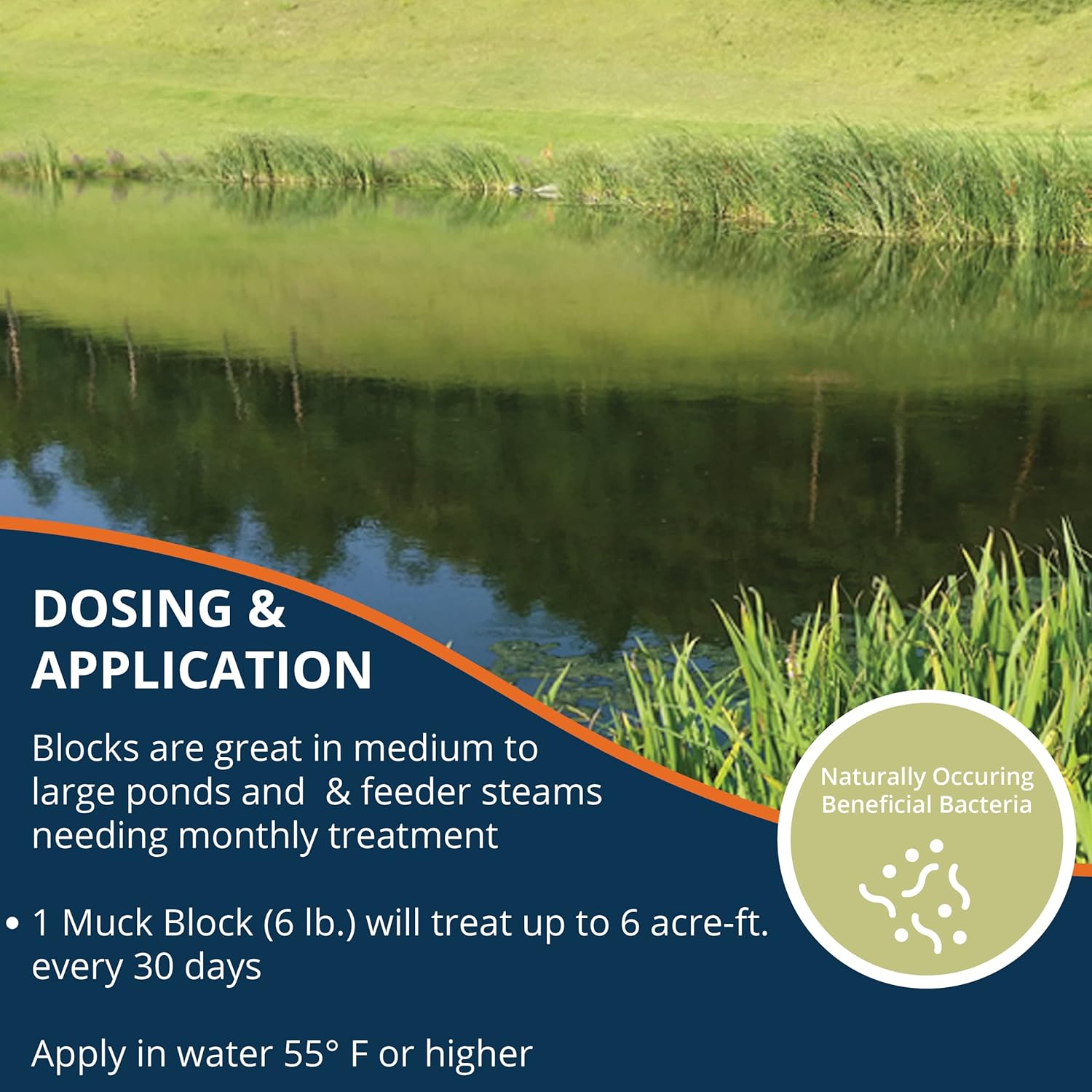 Kasco Pond Probiotics - Muck Block Dosing & Application