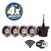 Kasco RGBW LED Lighting System with 4 light fixtures and WiFi control