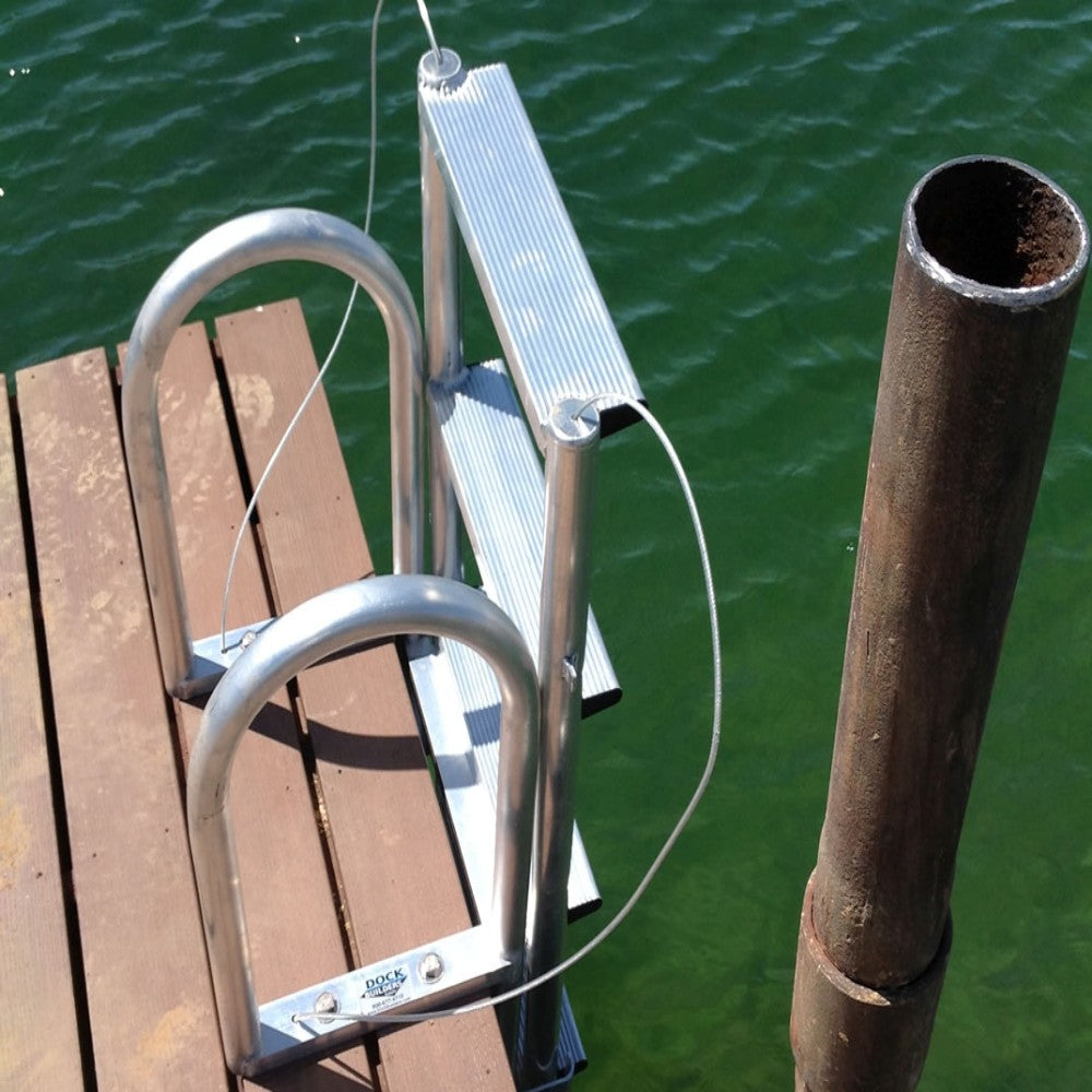Outdoor Water Solutions 10′ x 10′ Swim Platform or Dock Ladder
