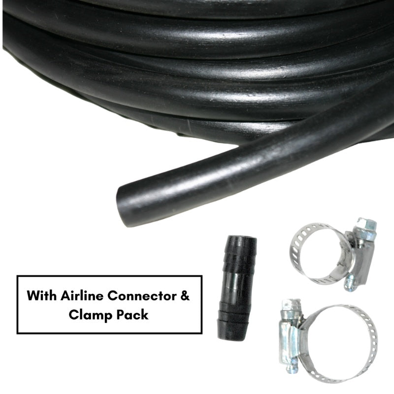 Outdoor Water Solutions 1/2″ Weighted Airline - With Airline Connector and Clamp Pack