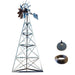 Outdoor Water Solutions Base Windmill Pond Aerator - Base Windmill with Airstone and Non-weighted tubing shown