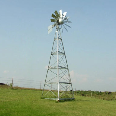 Outdoor Water Solutions Base Windmill Pond Aerator - Front View of the Base Windmill Model