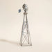 Outdoor Water Solutions Decorative Backyard Windmill with tall galvanized steel tower 11.6 ft, windmill fan, and tail vane