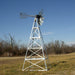 Outdoor Water Solutions Deluxe Windmill Pond Aerator - Full view of the 4 Leg Windmill System