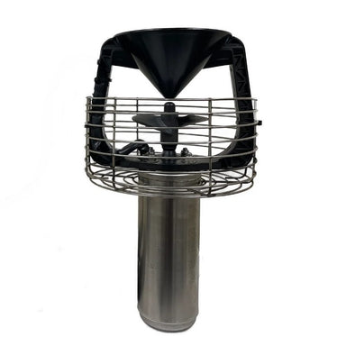 Outdoor Water Solutions Motor Prop Guard installed around the Ice-Away de-icer propeller for added protection during operation