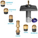 SCOTT AERATOR Great Lakes Fountain - Float Unit with the Nozzles