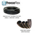 Savio Pond Free Waterfall Packages FreezeFlex flexible PVC pipe for small, medium, and large packages with kink-free tubing for the mini package