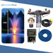 Scott Aerator Amherst Fountain Masterpiece Bundle - 15ft White Lights 4 Light Sets - Including Float, Light Timer, Cords, Nozzle, and Mooring Line