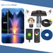 Scott Aerator Amherst Fountain Masterpiece Bundle - 20ft Color Changing Lights 2 Light Sets - Including Float, Lights Timer, Cords, Nozzle, Remote and Mooring Line