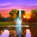 Scott Aerator Atriarch Fountain Masterpiece Bundle - On Water Display with Beautiful Sky in the Background