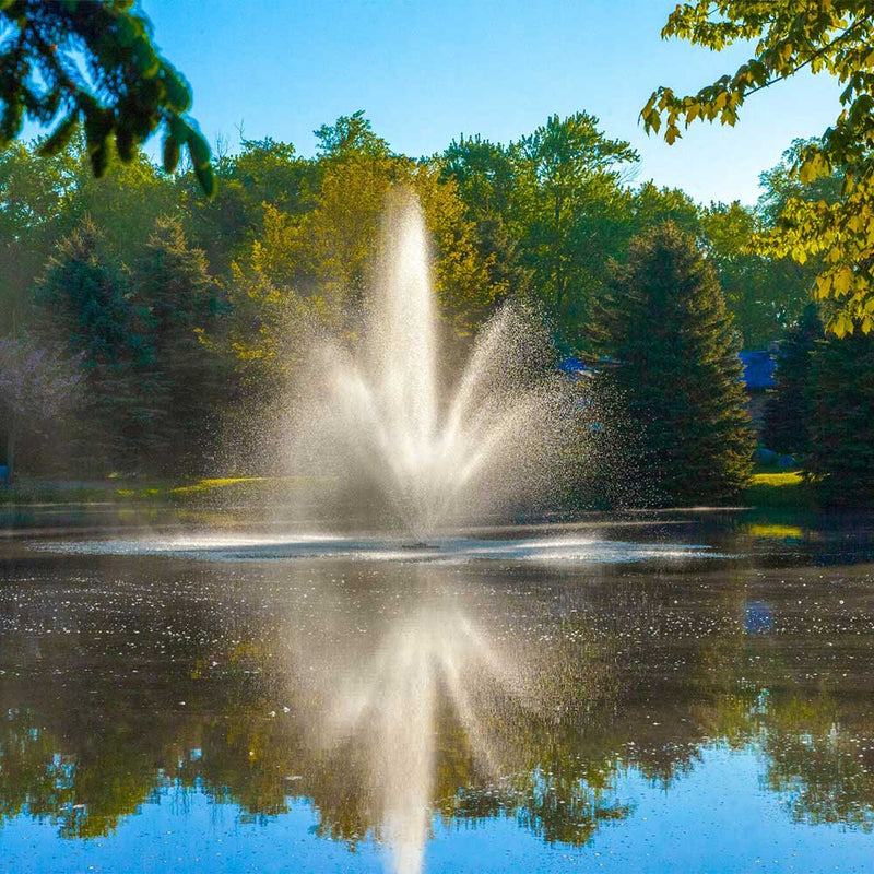 Scott Aerator Cambridge Pond Fountain - On Water Display